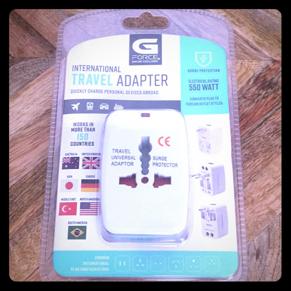 G FORCE INTERNATIONAL TRAVEL ADAPTER